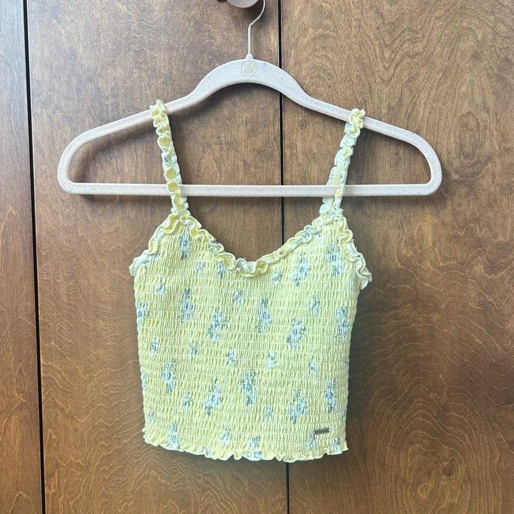 Floral Hollister Tank Top